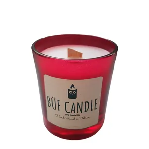 شمع دست ساز مدل لیوانی