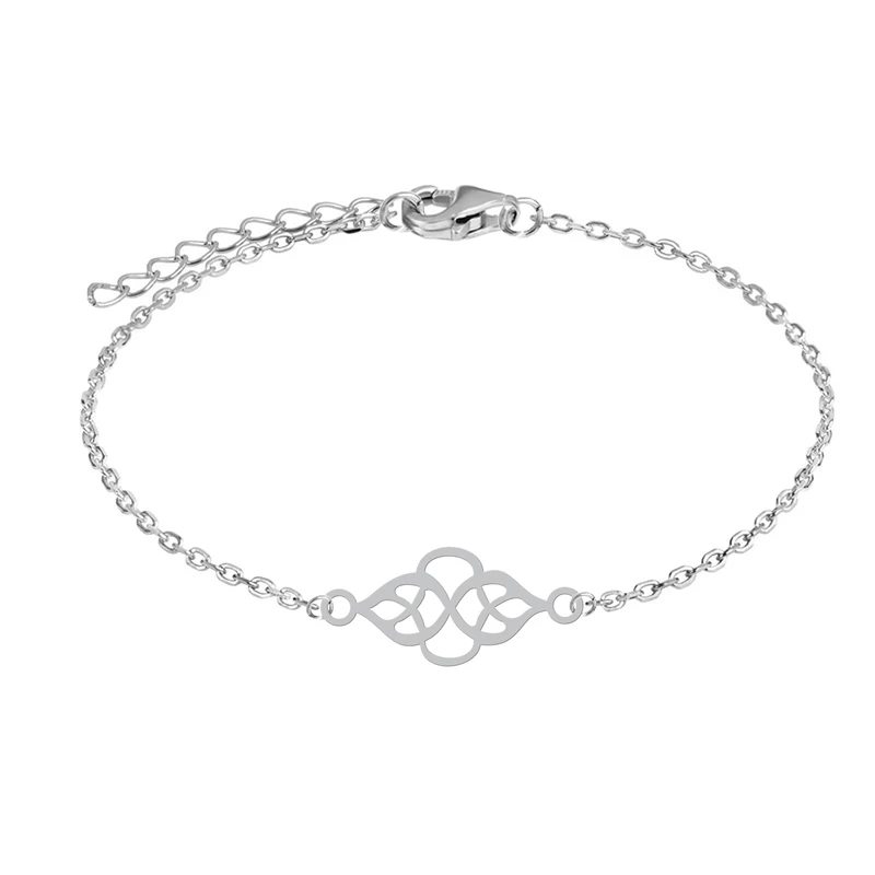 دستبند زنجیری زنانه هایکا طرح اسلیمی کد zd.h 380