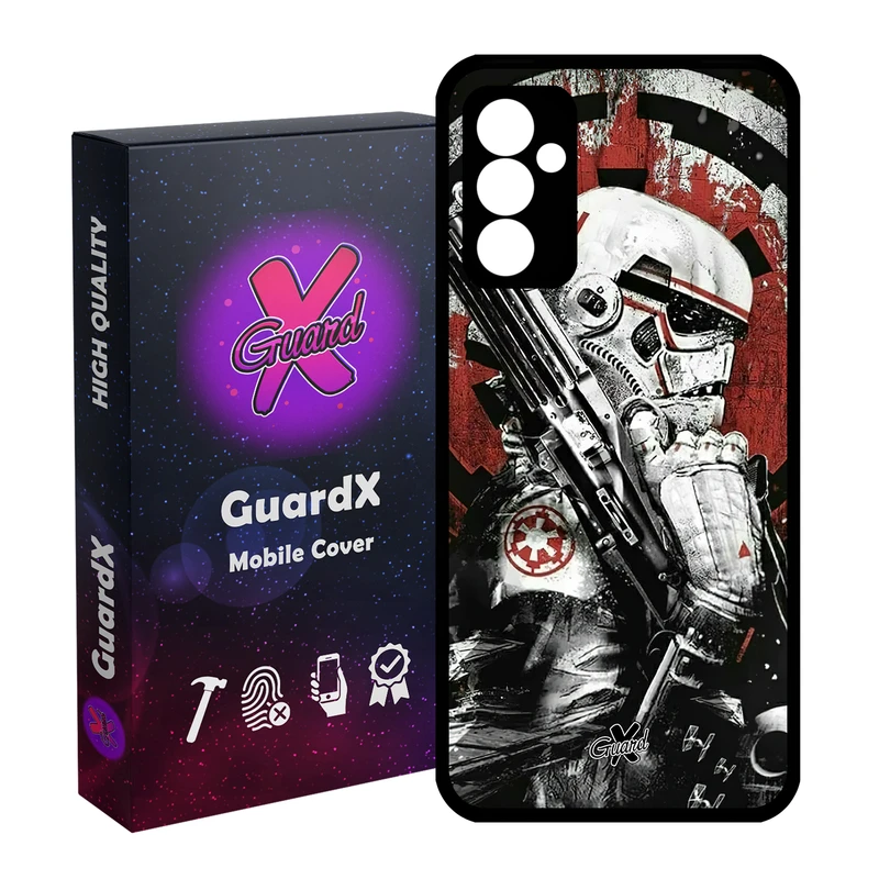 کاور گارد ایکس طرح جنگ ستارگان مدل Glass10494 مناسب برای گوشی موبایل سامسونگ Galaxy S23 FE