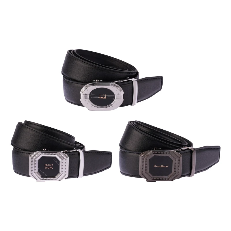 کمربند مردانه مدل ریلی کد 43 بسته 3 عددی
