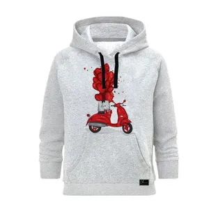 هودی زنانه کد B267 رنگ طوسی