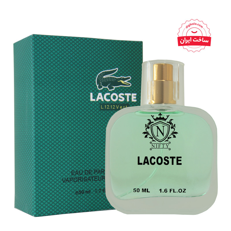ادو پرفیوم مردانه نیفتی مدل لاگوست  حجم 50 میلی لیتر