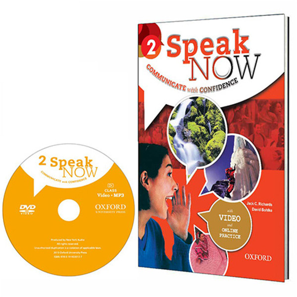 کتاب SPEAK NOW 2 اثر David Bohlke and Jack C. Richards انتشارات OXFORD