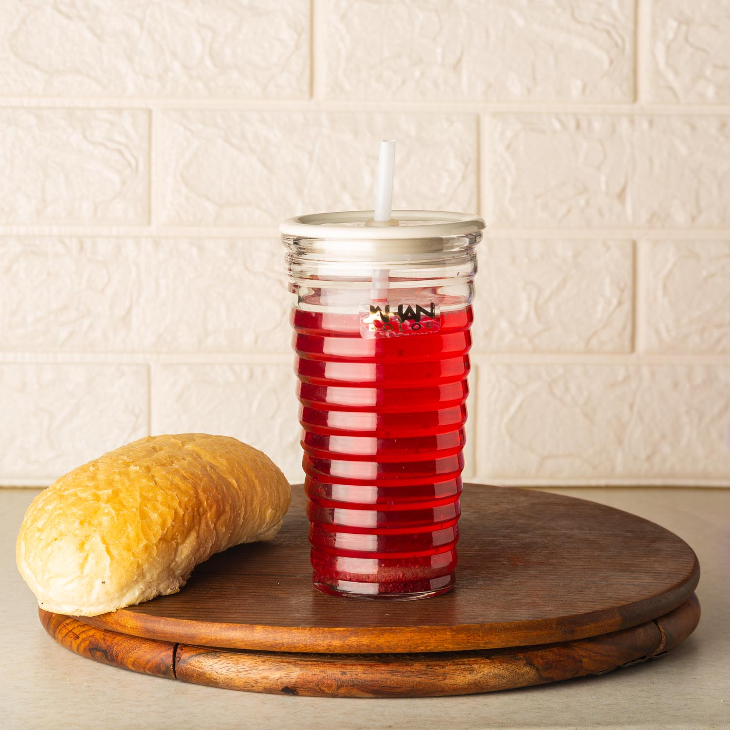 لیوان جهان بلور مدل نی دار کد 11