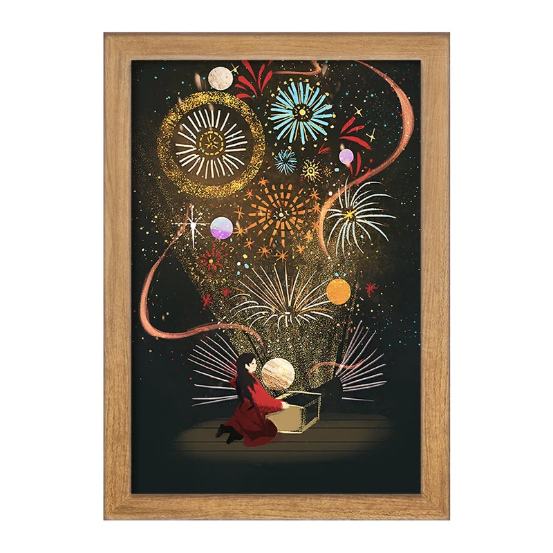 تابلو خندالو مدل جعبه ی جادویی کد F4902