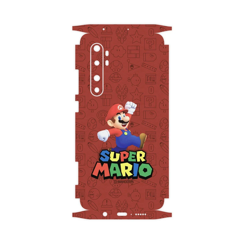برچسب پوششی ماهوت مدل Super-Mario-Game-FullSkin مناسب برای گوشی موبایل شیائومی MI Note 10 Lite