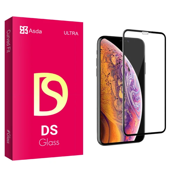 محافظ صفحه نمایش آسدا مدل DS glass مناسب برای گوشی موبایل اپل Iphone XS MAX