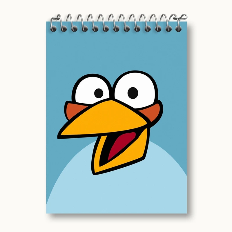دفتر یادداشت 50 برگ خندالو مدل پرندگان خشمگین Angry Birds کد 13855
