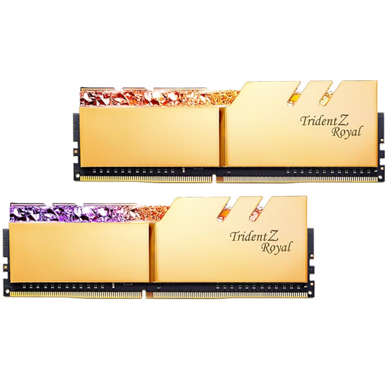 رم دسکتاپ DDR4 دو کاناله 3000 مگاهرتز CL16 جی اسکیل مدل TridentZ RG ظرفیت ۱۶ گیگابایت