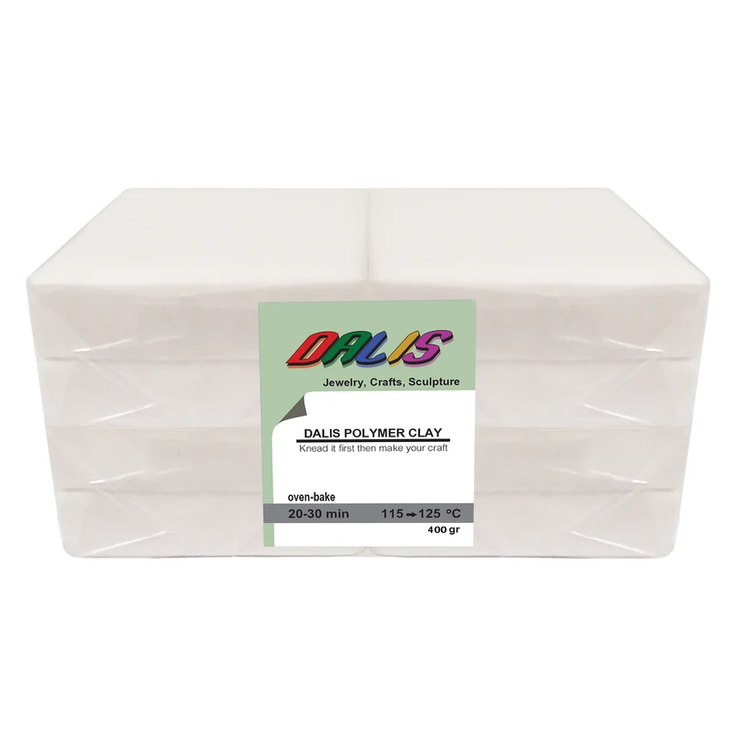 خمیر مجسمه سازی پلیمری دالیس کد 8D111 بسته 8 عددی