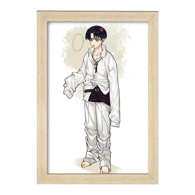 تابلو خندالو مدل لیوای انیمه اتک آن تایتان Attack on Titan  کد 18614