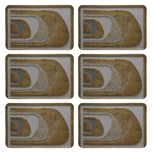زیربشقابی طرح کلاسیک کد 8841 بسته 6 عددی 