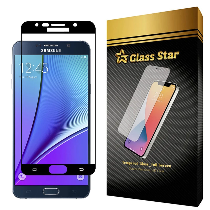 محافظ صفحه نمایش گلس استار مدل FUL مناسب برای گوشی موبایل سامسونگ Galaxy Note5