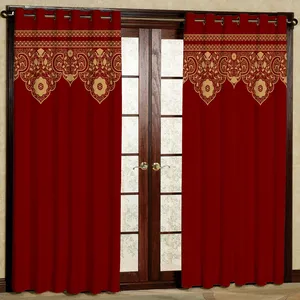 پرده مدل هازان پانچی کد 4135 سایز 140x200 سانتی متر