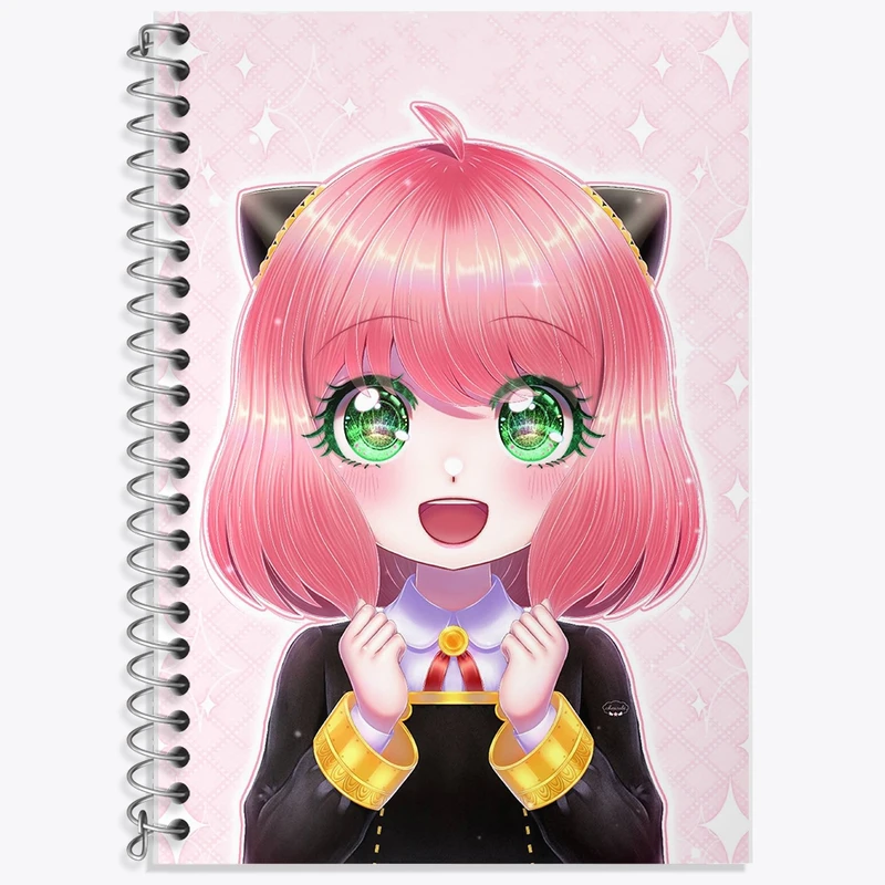 دفتر لغت 50 برگ خندالو طرح آنیا فورجر انیمه اسپای ایکس کد F2831