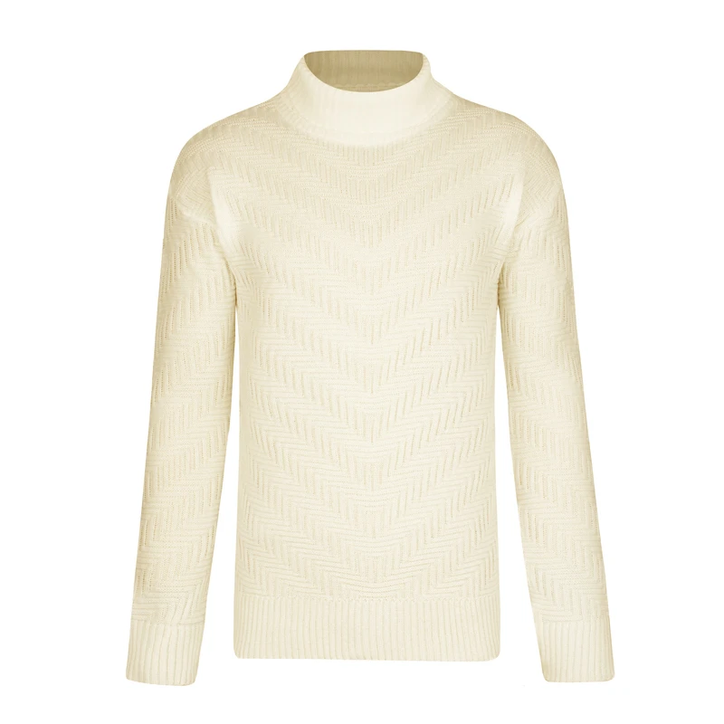 پلیور یقه اسکی مردانه مدل مثلثی کد SKI-TRI-K