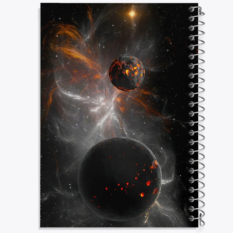 دفتر نقاشی 50 برگ خندالو طرح کهکشان (galaxy) کد F6722