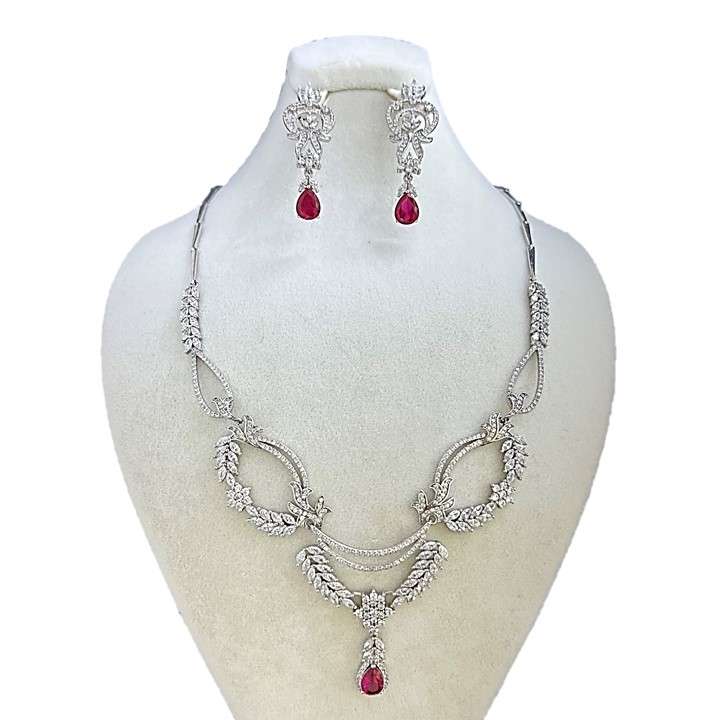 سرویس نقره زنانه مدل یاقوت کد glsr-1152 سرویس نقره زنانه مدل یاقوت کد glsr-1152