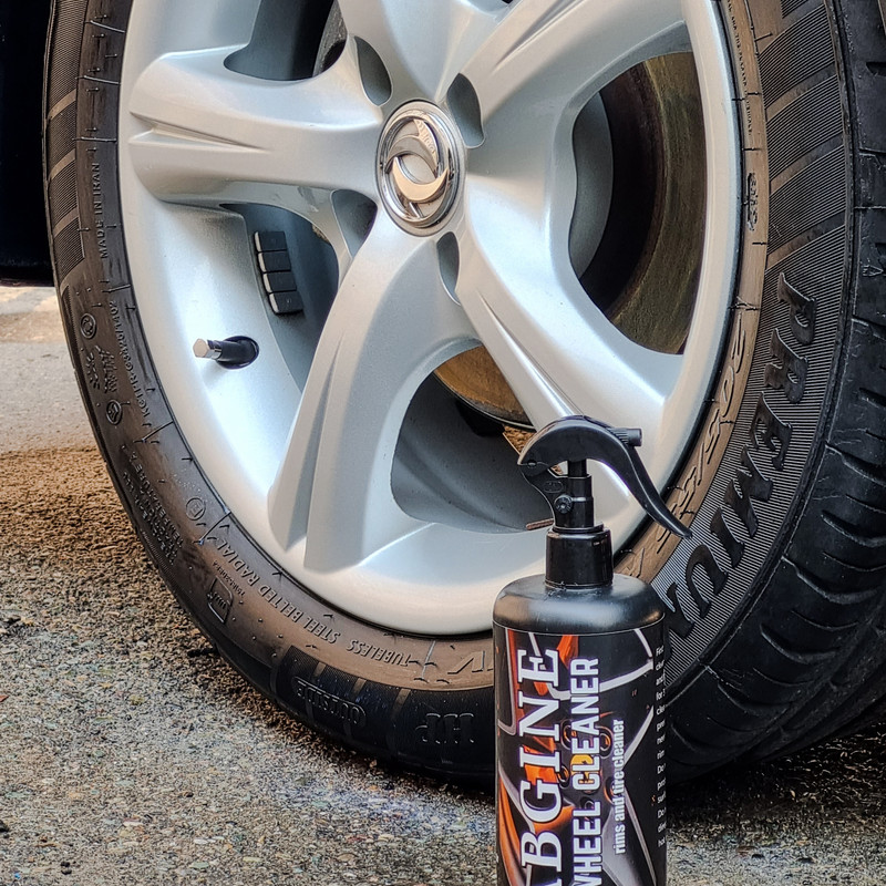 رینگ شوی خودرو آبگینه مدل Wheel Cleaner حجم 500میلی لیتر