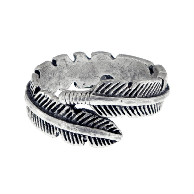 انگشتر زنانه برانت طرح پر شاهین انگشتر زنانه برانت طرح پر شاهین