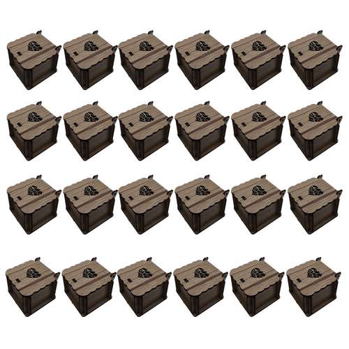 جعبه انگشتر کد JJ012 بسته 24 عددی