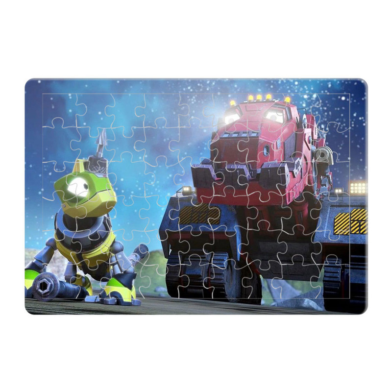 پازل 54 تکه طرح ماشیناسور ها مدل P661