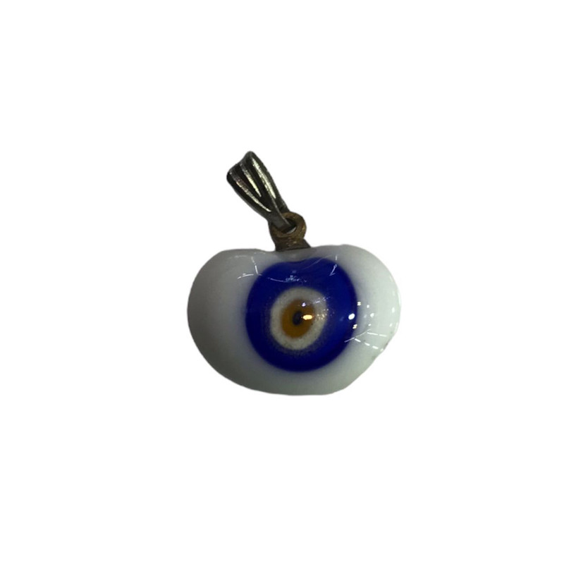 آویز گردنبند دخترانه مدل چشم نظر قلبی