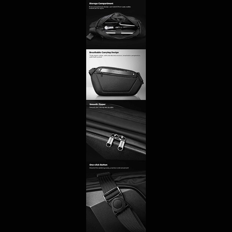 کیف کراس بادی مردانه بنج مدل 7229 -  - 11