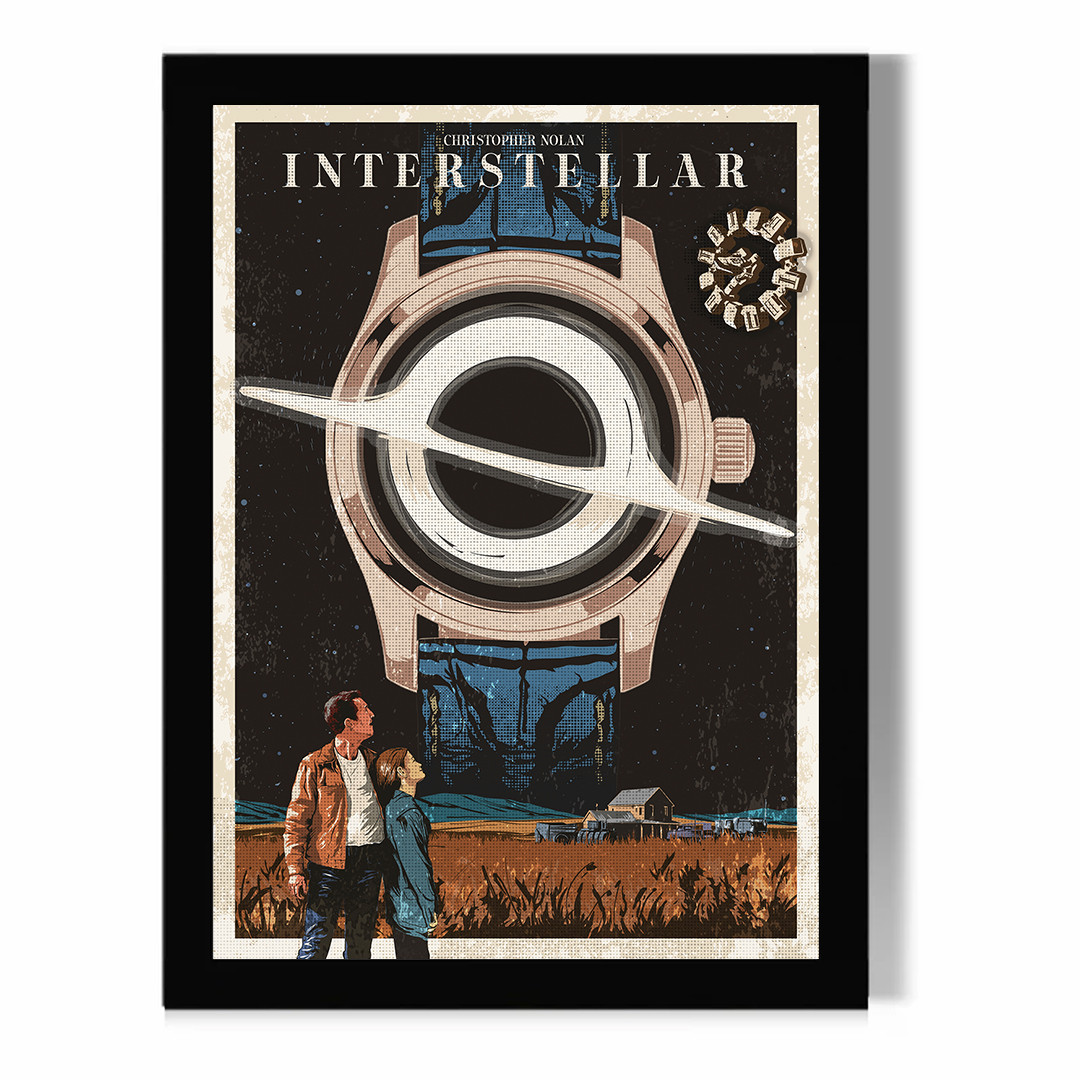تابلو مدل دیواری طرح فیلم میان ستاره ای | Interstellar کد FD151