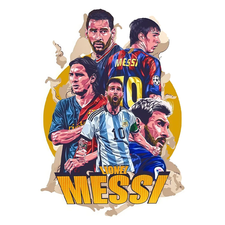 استیکر پارچه و لباس پاد آفرین مدل مسی کد 3944