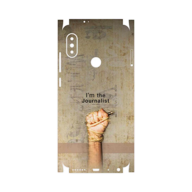 برچسب پوششی ماهوت مدل Journalist-FullSkin مناسب برای گوشی موبایل شیائومی Redmi Note 5 Pro