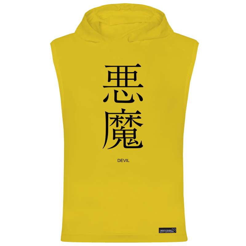 تاپ کلاه دار مردانه 27 مدل DEVIL کد WN821