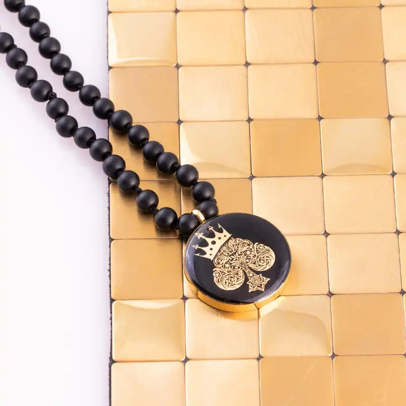 گردنبند زرسام مدل قلب کد 10007074