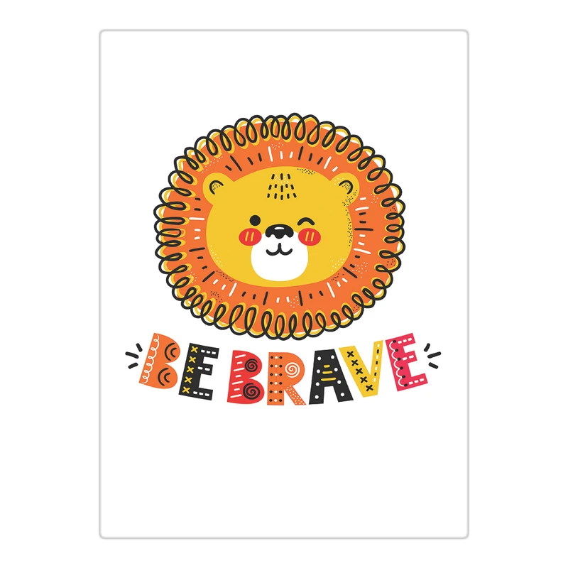 استیکر مدل BE BRAVE-ST009