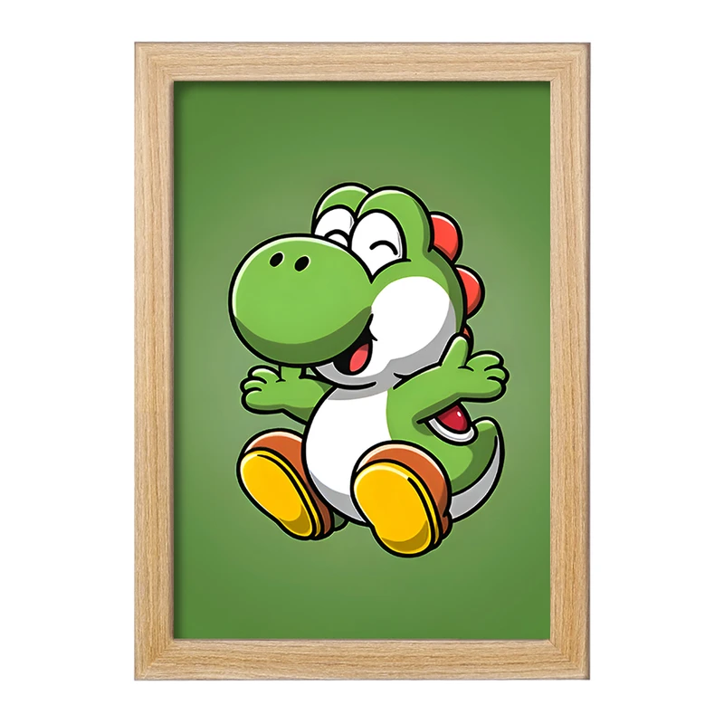 تابلو خندالو مدل یوشی سوپر ماریو (Super Mario) کد F9426