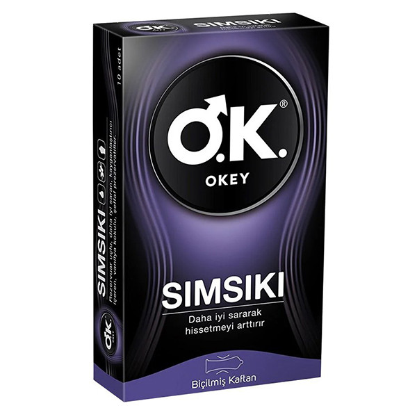 کاندوم خیلی نازک اوکی مدل SIMSIKI سایز متوسط بسته 10 عددی