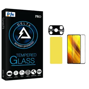 PK Delta Glass Screen Protector For Xiaomi poco X3 With Camera Lens Protector