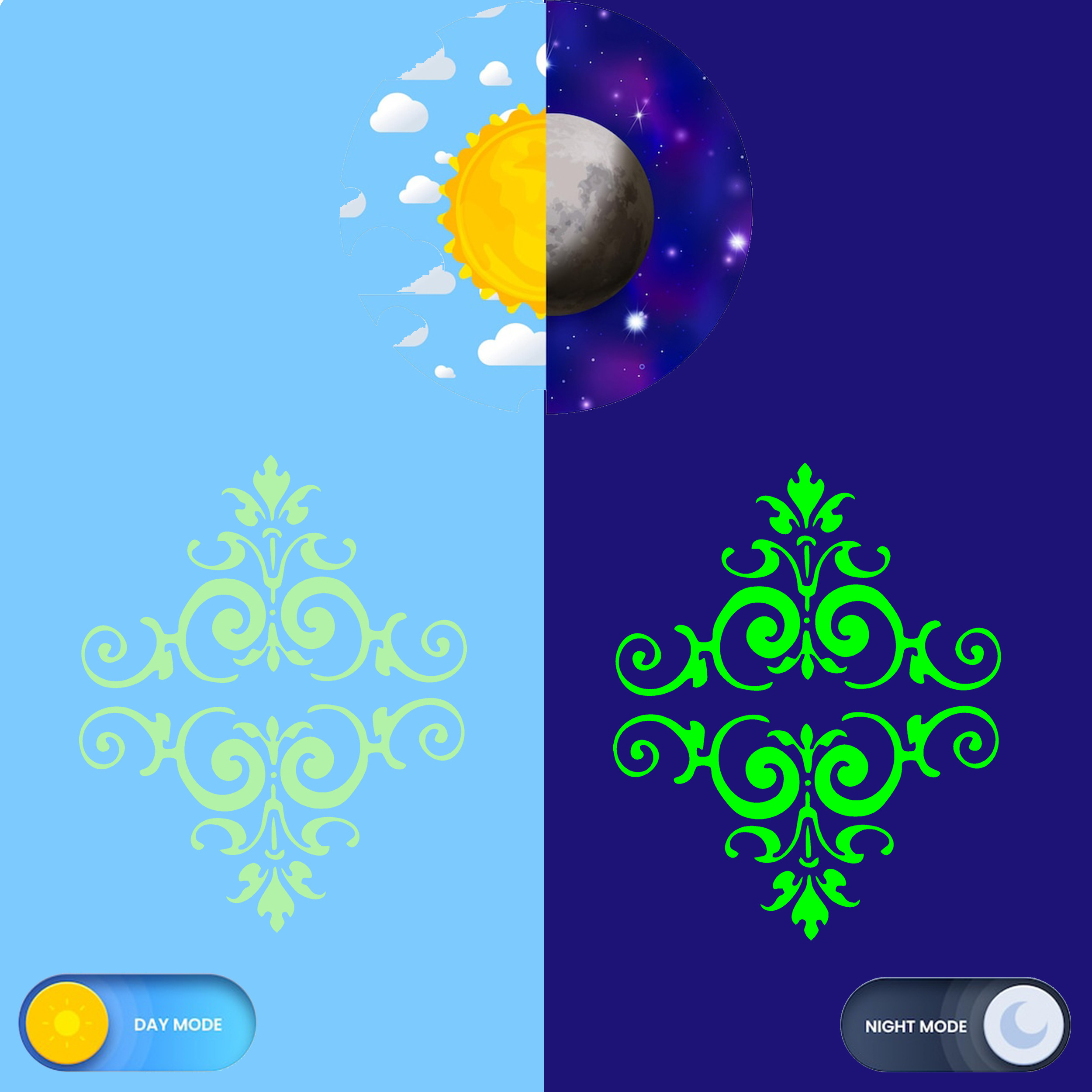 استیکر کلید و پریز مدل شبنما طرح نشان بسته دو عددی