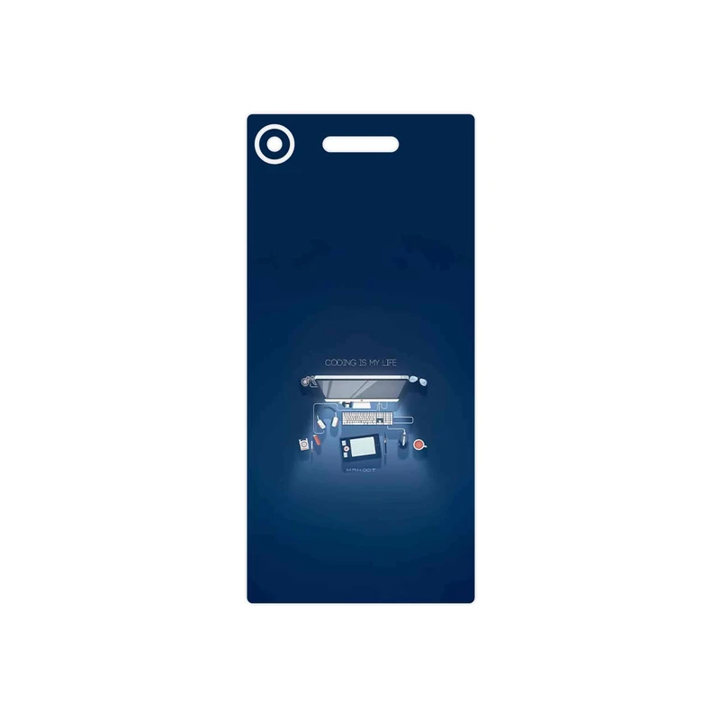 برچسب پوششی ماهوت مدل Programming 3 مناسب برای گوشی موبایل سونی Xperia XZ1