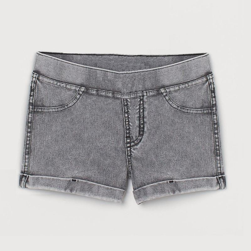 شلوارک دخترانه اچ اند ام مدل Pastal Denim - 0984840003