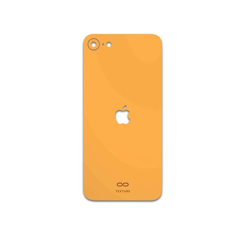 برچسب پوششی ماهوت مدل Matte-Orange مناسب برای گوشی موبایل اپل iPhone SE 2022