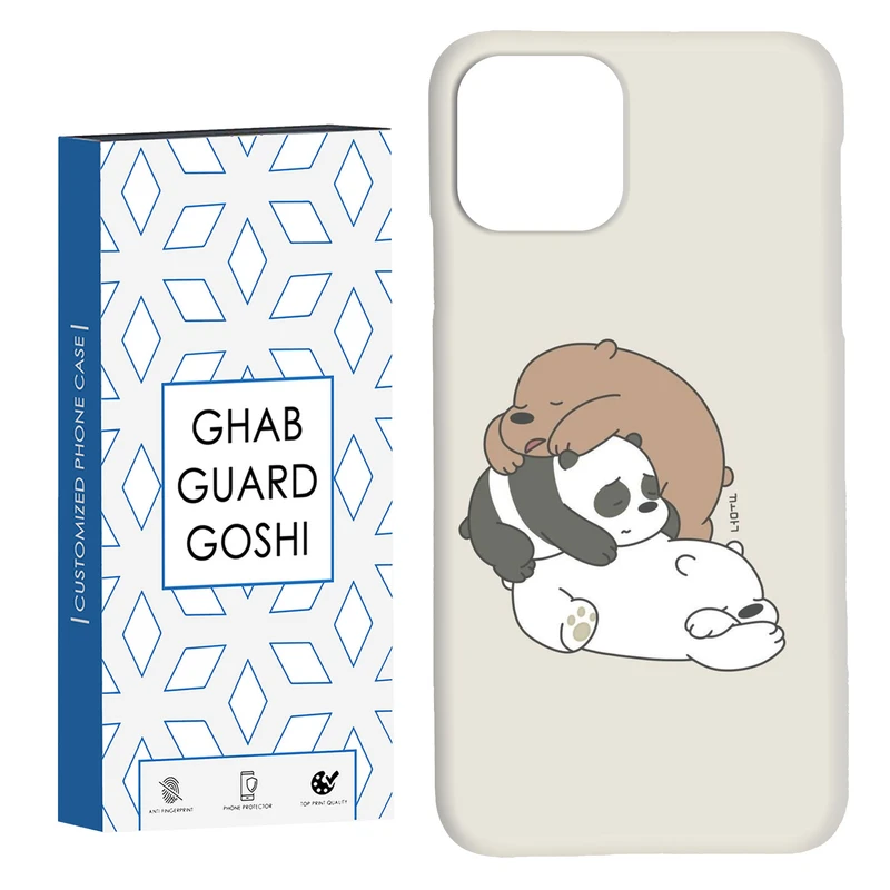 کاور قاب گارد گوشی طرح سه خرس کله پوک کد Dimo-274 مناسب برای گوشی موبایل اپل  IPHONE 11 PRO