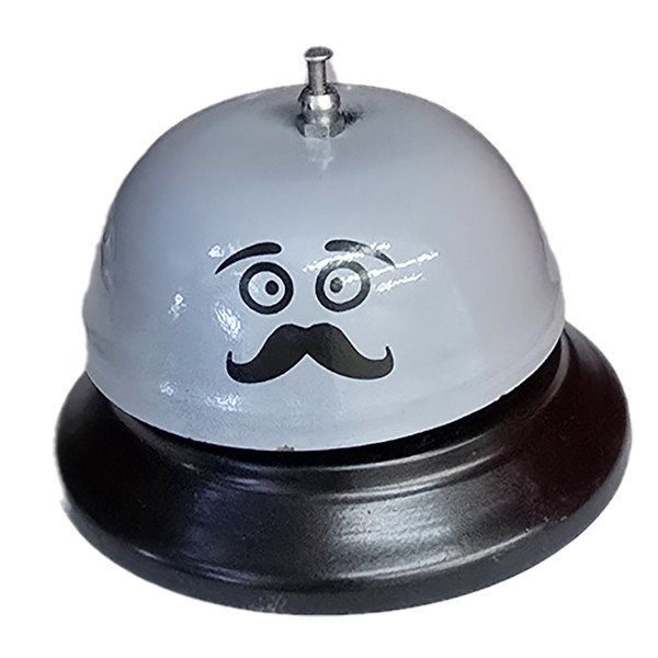 زنگ رومیزی کافه ای مدل Mustache Bell