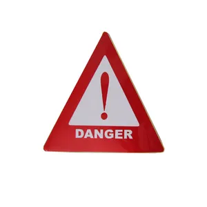 برچسب بدنه خودرو طرح DANGER کد WHT101