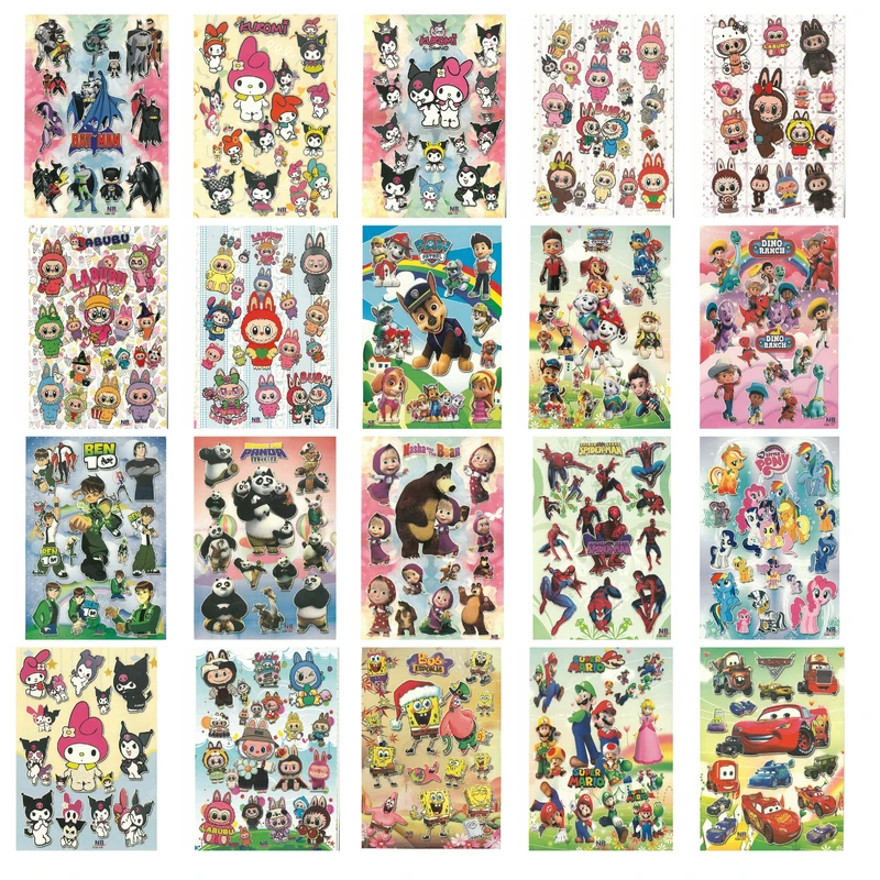 برچسب مدل عروسکی بسته 20 عددی 