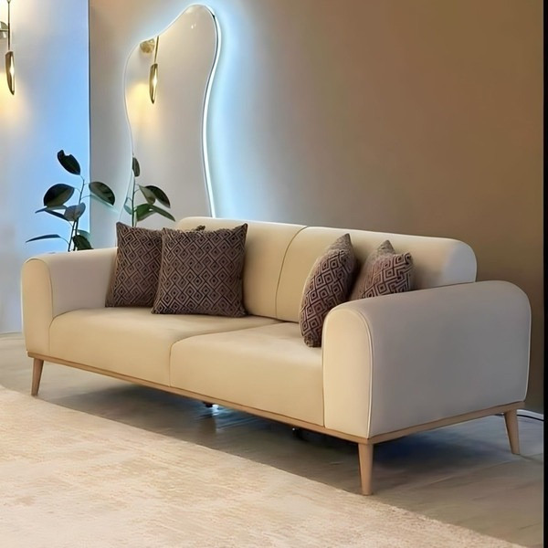 کاناپه مبل تختخواب شو 3 نفره بامبو مدل مینیمال