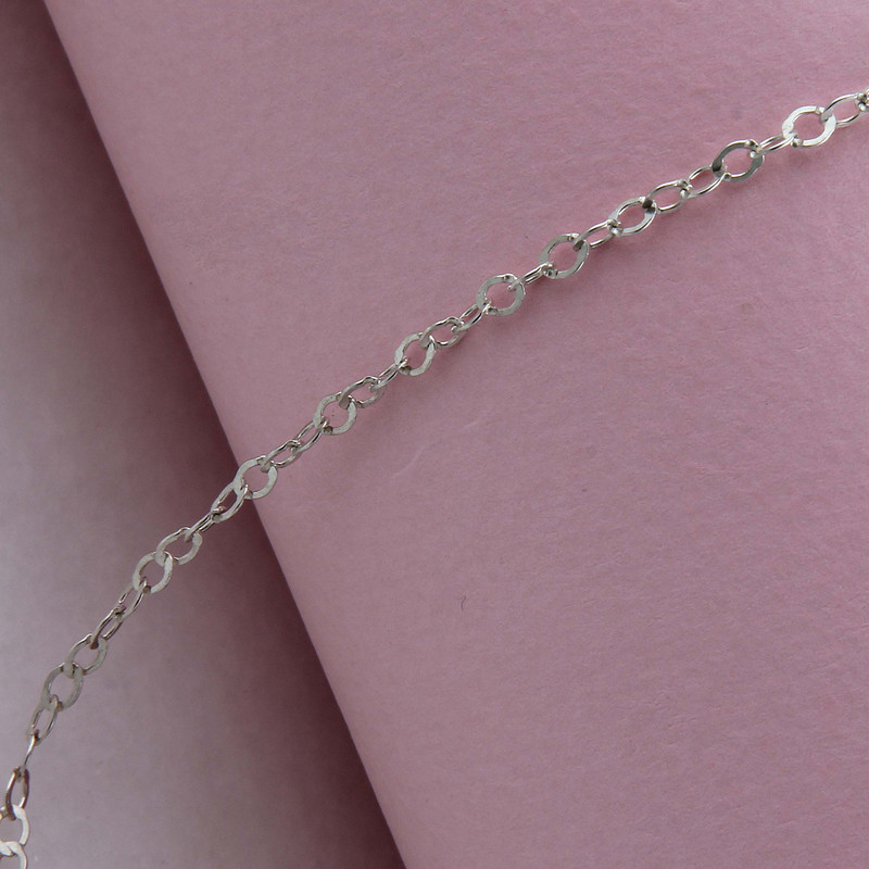 زنجیر نقره زنانه بازرگانی میلادی مدل رولو کد ZR_065 زنجیر نقره زنانه بازرگانی میلادی مدل رولو کد ZR_065