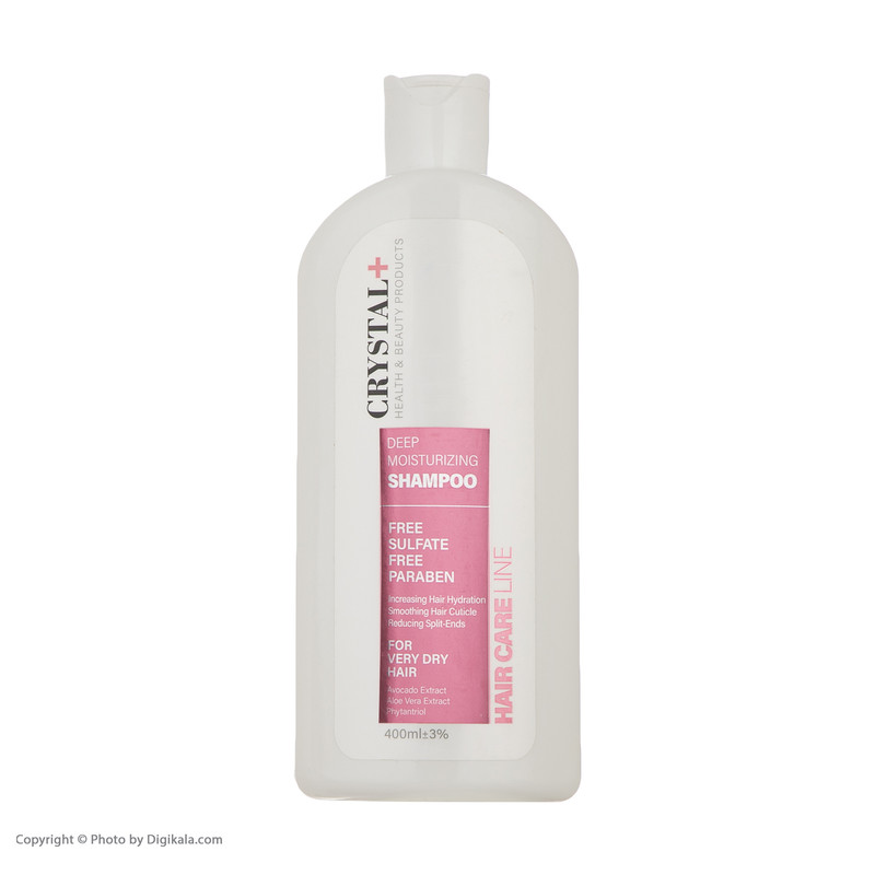 شامپو آبرسان قوی مو کریستال مدل Hair Care Line حجم 400 میلی لیتر