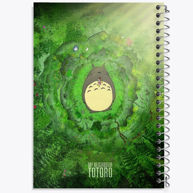 دفتر مشق 50 برگ خندالو طرح انیمه توتورو (Totoro) کد F1609