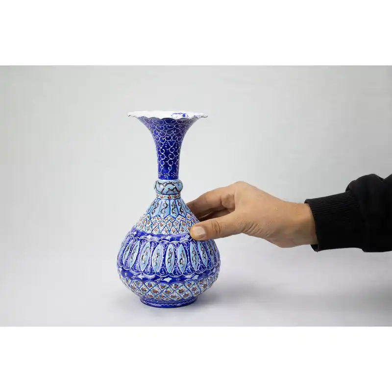 گلدان میناکاری مدل الماس کد 301